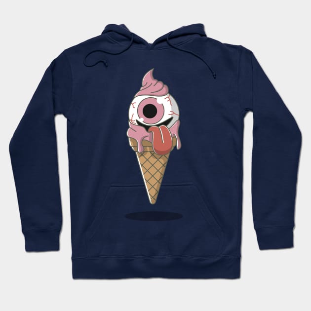 spooky ice cream Hoodie by fflat hds